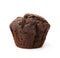 Unwrapped chocolate muffin