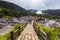 Unzen Hot Spring & Unzen Hell landscape in Nagasaki, Kyushu.