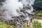 Unzen Hot Spring & Unzen Hell landscape in Nagasaki, Kyushu