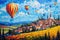 Up in the Air Whimsical Balloons Delight