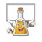 Up board cottonseed oil in a mascot bottle