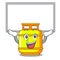 Up board flammable gas tank on cartoon the