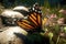Up Close and Personal with a Monarch Butterfly, Generative AI