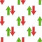 Up Down Arrows Flat Icon Seamless Pattern