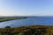 Up high on the Headland at Llanbedrog looking out across Cardigan Bay