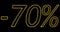 Up To 70 Off Special Offer. 70 percent off sale gold black background