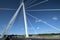 Up to the Top of Sunderland`s Northern Spire Bridge