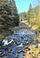 Upa river above Pec pod Snezkou in Krkonose mountains