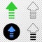 Update Arrow Vector EPS Icon with Contour Version