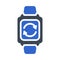 Update, smart watch icon