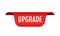 Upgrade logo icon, software improve banner upgrade improve update badge