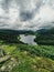 Uphill view of the Lake District