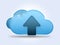 Upload cloud computing concept