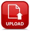 Upload (document icon) special red square button