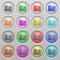 Upload folder plastic sunk buttons