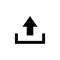 Upload icon . load data symbol