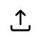 Upload icon. load data symbol