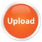 Upload premium orange round button