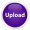 Upload premium purple round button