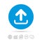Upload sign icon. Load symbol.