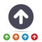 Upload sign icon. Upload button.