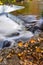 Upper Bond Falls and Autumn Leaves near Paulding Michigan