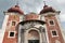 Upper church of baroque Calvary in Banska Stiavnica, Slovakia.