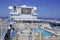 Upper deck of Princess cruise ship