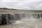 Upper Dettifoss waterfall, Iceland.