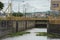 Upper entrance to the lock in the city of Barra Bonita, SP - Brazil