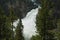 Upper fall in Yellowstone