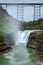 Upper Falls + Antique Bridge - Long Exposure Waterfall - Letchworth State Park - New York