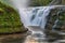 Upper Falls At Letchworth State Park In New York