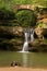 Upper Falls at Old Man\'s Cave, Hocking Hills State Park, Ohio.