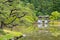 Upper Garden at Shugakuin Imperial Villa Shugakuin Rikyu in Kyoto, Japan. It was originally