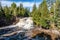 The Upper Gooseberry Falls Emerge From the Forests of Northeastern Minnesota