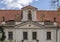 Upper half of the entrance gate to the Strahov Monastery, Prague, Czech Republic