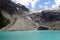 Upper Joffre Lake in Joffre Lakes Provincial Park, Canada.