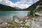 Upper Joffre Lake in Joffre Lakes Provincial Park, Canada.