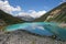 Upper Joffre Lake in Joffre Lakes Provincial Park, Canada.