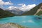 Upper Joffre Lake in Joffre Lakes Provincial Park, Canada.