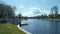 Upper Lake embankment leisure zone in Kaliningrad