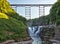 Upper Letchworth Waterfall on the Genesee River