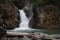 upper Myra Falls in Strathcona Provincial Park (Vancouver Island), Canada