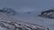 Upper part of majestic SkaftafellsjÃ¶kull glacier and VatnajÃ¶kull ice cap surrounded by snow-covered mountains in Skaftafell.