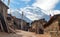 Upper Pisang village and Annapurna 2 II