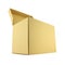 Upper side cardboard opened paper box