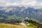 The upper station of Planai cable car, Austria