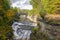 Upper Taughannock Falls in Taughannock Falls State Park.New York.USA