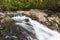 Upper tier of Bingham Falls.Stowe.Lamoille County.Vermont.USA